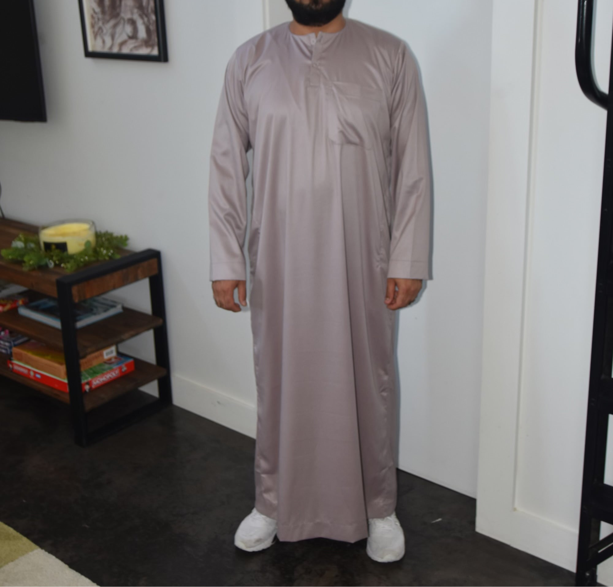 MEN’S THOBE Grey Brown