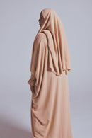 RUCHED SLEEVE KHIMAR