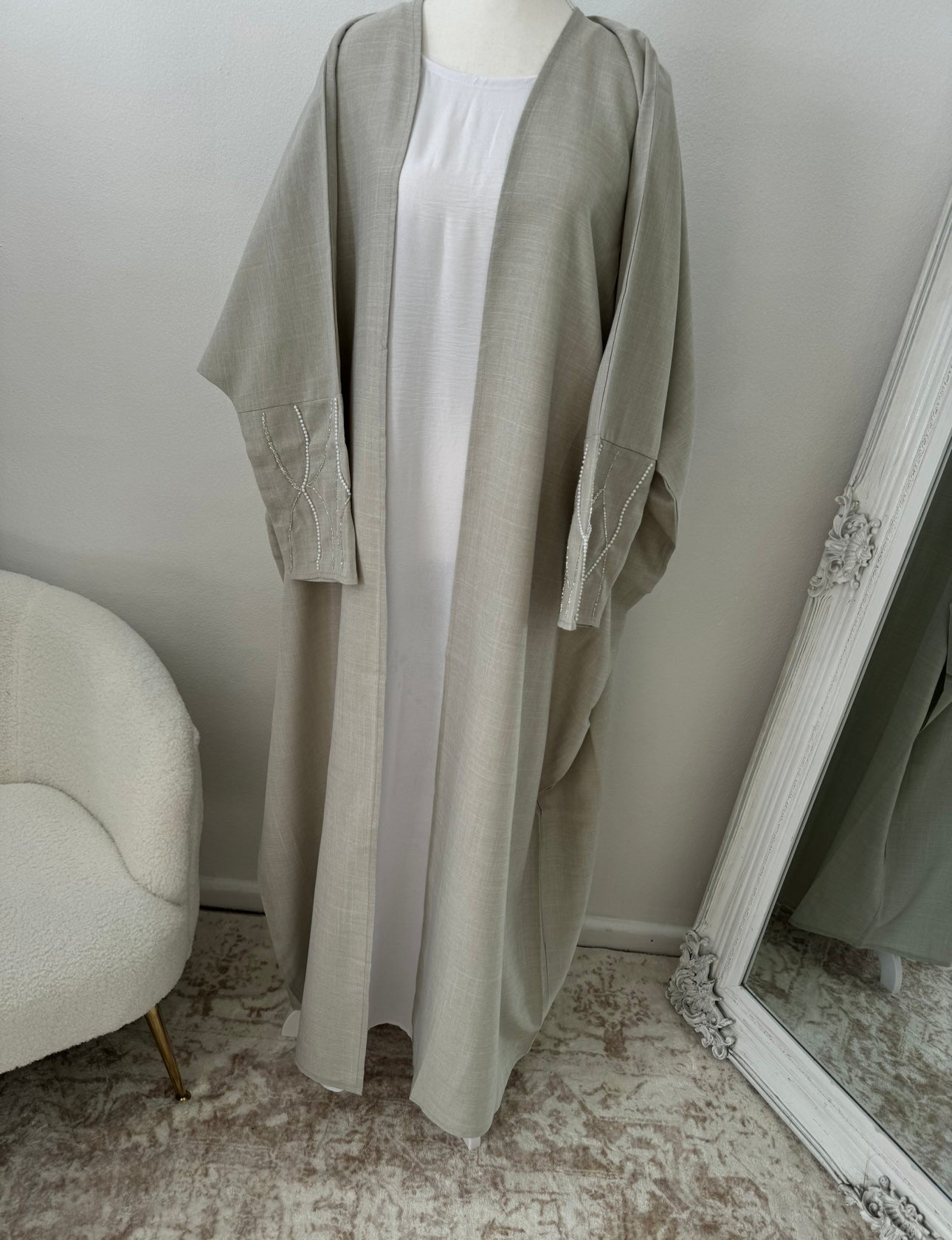 YASMIN LINEN ABAYA