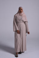 SADIA LINEN ABAYA