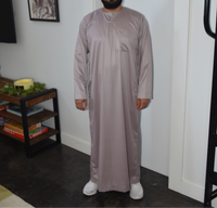 MEN’S THOBE Grey Brown
