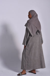 BASIC LINEN DRESS / POCKETS