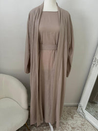 SADIA LINEN ABAYA