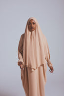 RUCHED SLEEVE KHIMAR